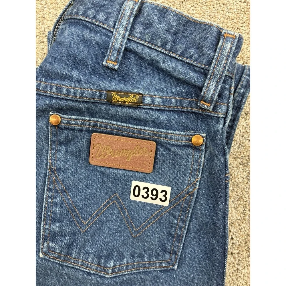Vintage Women's Wrangler 14MWZG High Rise Slim Fit USA Jeans Sz 9x34 #0393